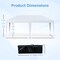 White Oxford Fabric Canopy Tent with Adjustable Metal Frame and Carry Bag